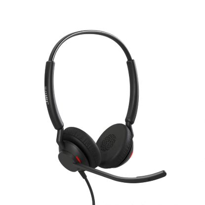 Picture of Jabra Engage 40 (Inline Link) MS Teams Dual USB-C/A Corded Headsets, Lightweight & sturdy, Double the mic, Busylight, Hearing Protection Audio Quality