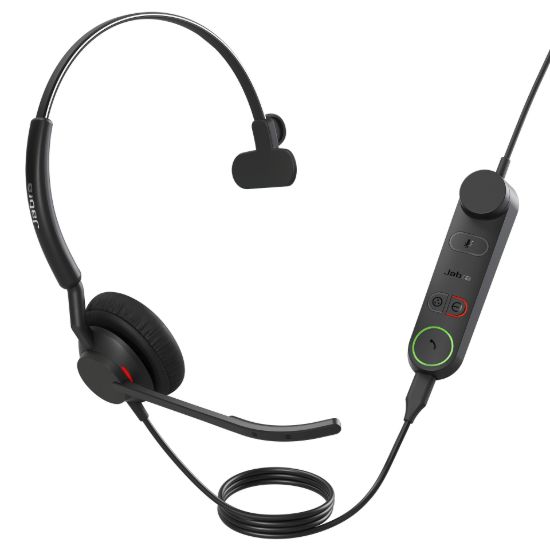 Picture of Jabra Engage 50 II Mono UC Corded USB-C/A Headset, Best Headset for Clear Customer Calls Ultra-Lightweight Hearing Protection Smartringer Busylight