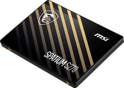 Picture of MSI SPATIUM S270 SATA 2.5' 480GB,  PHISON S11, 3D NAND, SATA III 6Gbps, Sequential Read up to 500MB/s, Sequential Write up to 450MB/s, 250 TBW, 5Y WTY