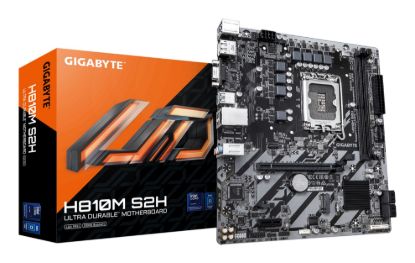 Picture of Gigabyte H810M S2H  Intel LGA 1851 ATX Motherboard, 2x DDR5 ~128GB, 1x PCI-E x16, 1x PCI-E x1, 1x M.2, 4x SATA, 3x USB 3.2, 3x USB 2.0