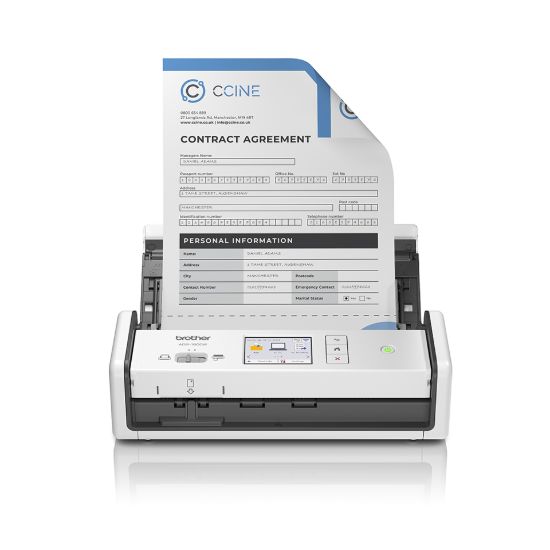 Picture of Brother ADS-1800W *NEW*COMPACT DOCUMENT SCANNER withTouchscreen LCDdisplay & WiFi(30ppm)