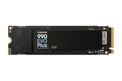 Picture of Samsung 990 EVO Plus 4TB PCIe Gen5 NVMe SSD 7250MB/s 6300MB/s R/W 1050K/1400K IOPS 2400TBW 1.5M hrs V-NAND TLC AES 256-bit Encryption 5yr wty