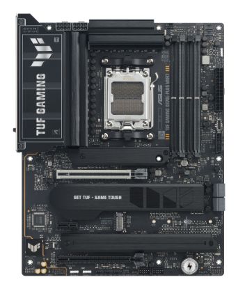 Picture of ASUS AMD TUF GAMING X870E-PLUS WIFI7 (AM5) ATX Motherboard, DDR5 Max.256GB, 1x PCIe 5.0 x16 slot, 4x M.2 slots, 4x SATA, Realtek 2.5Gb Ethernet