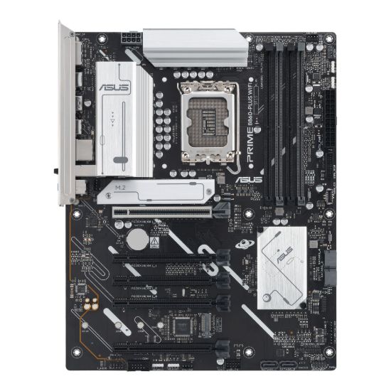 Picture of ASUS PRIME B860-PLUS WIFI-CSM ATX Motherboard, 2x M.2 slots, 4x SATA, WiFi 6E