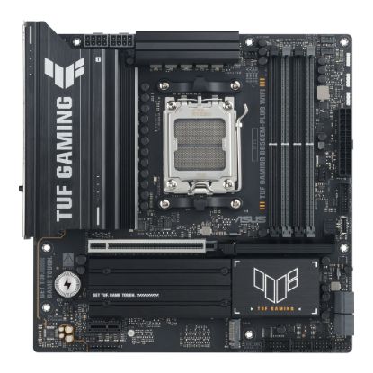 Picture of ASUS AMD TUF GAMING B650EM-PLUS WIFI (AM5) Micro-ATX Motherboard, DDR5(4x), 12+2+1 Power Stages, PCIe 5.0, 3x M.2, Front USB-C, 2.5Gb LAN, Wi-Fi 6E