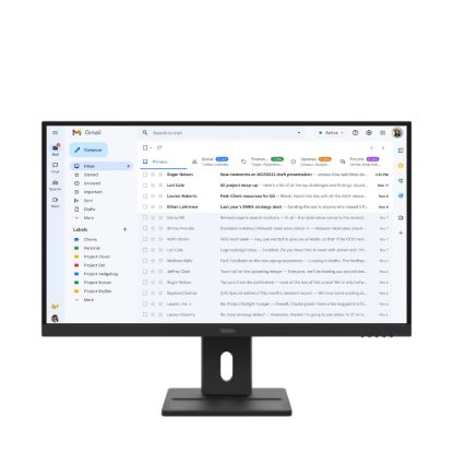 Picture of Lenovo ThinkVision E27-40 27' FHD IPS Monitor 1920x1080 16:9 4ms 100Hz Anti-glare Tilt Swivel Pivot Height Adjust VGA DP HDMI VESA 3yr WTY Black