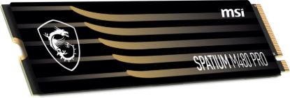 Picture of MSI SPATIUM M480 PRO PCIe 4.0 NVMe M.2 1TB SSD, 1GB DDR4, Sequential Read up to 7400MB/s, Sequential Write up to 6000MB/s, 700 TBW, 5 Year Warranty