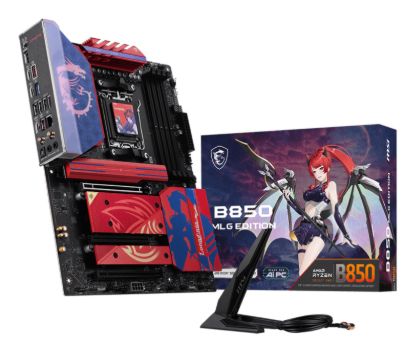 Picture of MSI B850 MLG EDITION, AM5, Ryzen 9000/8000/7000, DDR5-8400+, PCIe 5.0, M.2 Gen5/Gen4, HDMI 8K, USB-C 20Gbps, Wi-Fi 7, BT 5.4, 5Gbps LAN, 7.1 Audio