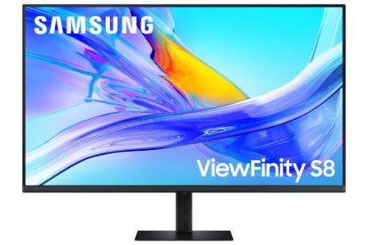 Picture of Samsung 37' ViewFinity S8 UHD 4K 3840x2160 HDR10 16:9 60Hz 5ms 350 cd/㎡ VA DP HDMI USB-C HUB LAN HAS Tilt Swivel VESA Gaming Monitor Black 3YR