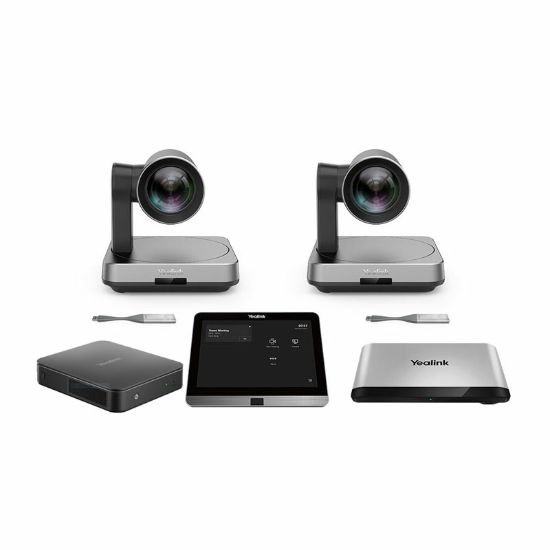 Picture of Yealink MVC940 Windows based MTR, MCore Pro, AVHub, 8' Touch Screen, 2x UVC84 12x Optical Zoom Camera, 2x WPP20, No Audio Devices Included