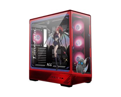 Picture of MSI PANO 130R MLG EDITION, Mid-Tower, ATX/M-ATX/ITX, 400mm GPU, 165mm CPU cooler, USB-C 20Gbps, 4 ARGB fans, 360mm rad, PSU 180mm, 7 slots, 3 SSDs