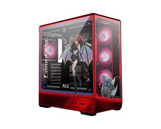 Picture of MSI PANO 130R MLG EDITION, Mid-Tower, ATX/M-ATX/ITX, 400mm GPU, 165mm CPU cooler, USB-C 20Gbps, 4 ARGB fans, 360mm rad, PSU 180mm, 7 slots, 3 SSDs