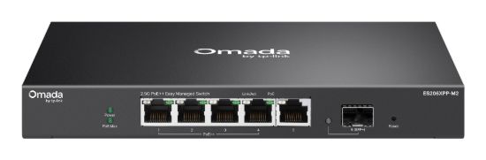 Picture of TP-Link ES206XPP-M2 Omada 5-Port 2.5G + 1-Port 10G PoE++ Easy Managed Switch