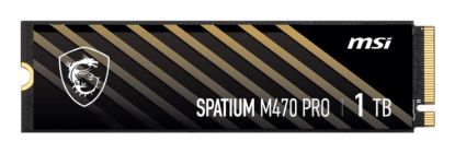 Picture of MSI SPATIUM M470 PRO PCIe 4.0 NVMe M.2 1TB SSD, Sequential Read up to 6000MB/s, Sequential Write up to 5000MB/s, 640 TBW, 5 Year Warranty FOR CC