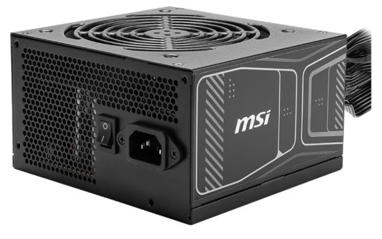 Picture of MSI MAG A850GN PCIE5 850W Up to 90% (80 Plus Gold) ATX Power Supply Unit, PFC, 100~240 VAC, 850W, 47-63Hz, PCI-E, SATA(LS)
