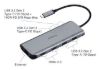 Picture of Targus Dual Video Mobile Dock with 140W EPR Pass-Thru USB-C 3.2 Ethernet 2xHDMI 2x USB-A 2xUSB-C Silver USB-C with 140W PD 3Y WTY