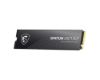Picture of MSI SPATIUM M571 DLP PCIe 5.0 NVMe M.2 2TB, M.2 2280, PCIe Gen5x4 NVMe 2.0, R14500/W11000MB/s, 2500K/2600K IOPS, 1400TBW, 5yr wty