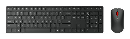 Picture of LENOVO Professional Wireless Multi-Mode Pro Keyboard & Mouse Combo Full-Size USB-A Dual Bluetooth 5.3 three-zone DPI US English 3YR WTY