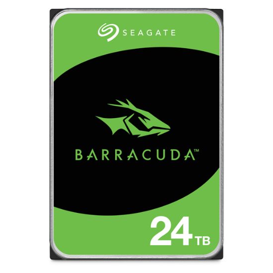 Picture of Seagate 24TB 3.5' Barracuda, SATA 6Gb/s, CMR, 7200RPM, 512MB Cache, 512e, HDD, 2 Years Warranty