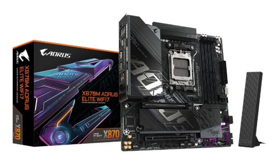 Picture of Gigabyte X870 AM5 ATX, Ryzen 9000/8000/7000, 4×DDR5 256GB, PCIe 5.0 M.2, USB4, Wi-Fi 7, BT 5.4, 5GbE LAN, ALC1220, HDMI, Win11 64-bit