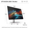 Picture of HP Series 7 Pro 724PU 24' WUXGA Monitor 1920 x 1200 IPS 16:0 5ms 100Hz Height Adjust Tilt Swivel Pivot HDMI DP USB-C HUB VESA 3yrs