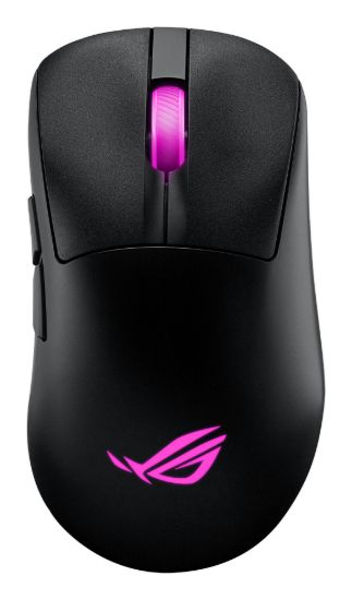 Picture of ASUS ROG Keris II Origin Gaming Mouse Black, ROG Micro Switch II, USB/Bluetooth/RF 2.4GHz, 8000 Hz, AURA Sync, 2 m paracord