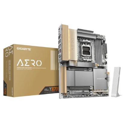 Picture of Gigabyte X870E AERO X3D DK WOOD AM5 DDR5 256GB USB4 Wi-Fi7 MT7927, RZ738 5GbE PCIe5 M.2 PCIe5/4 HDMI ALC1220 ATX