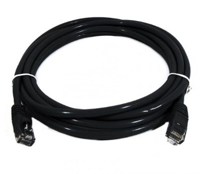 Picture of 8Ware CAT6 Cable 0.25m - Black Premium RJ45 Ethernet Network LAN UTP Patch Cord 26AWG CU Jacket
