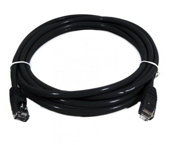 Picture of 8Ware CAT6 Cable 0.25m - Black Premium RJ45 Ethernet Network LAN UTP Patch Cord 26AWG CU Jacket