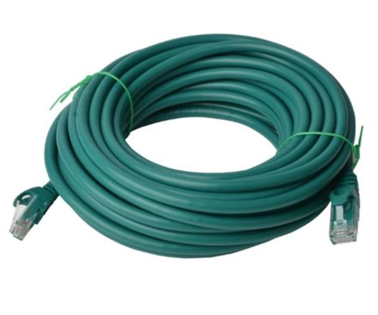 Picture of 8Ware CAT6 Cable 15m - Green Premium RJ45 Ethernet Network LAN UTP Patch Cord 26AWG CU Jacket