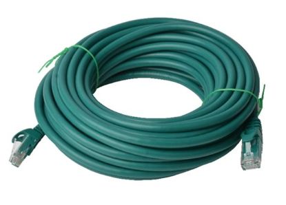 Picture of 8Ware CAT6 Cable 20m - Green Premium RJ45 Ethernet Network LAN UTP Patch Cord 26AWG CU Jacket