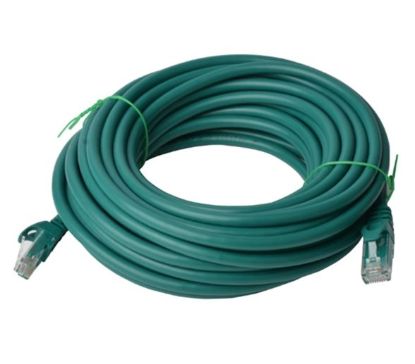 Picture of 8Ware CAT6 Cable 30m - Green Premium RJ45 Ethernet Network LAN UTP Patch Cord 26AWG CU Jacket