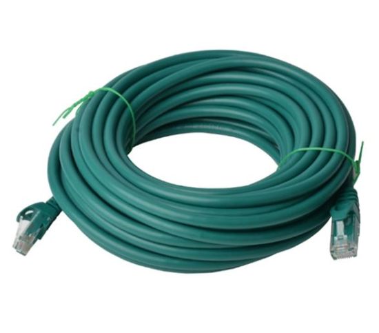 Picture of 8Ware CAT6 Cable 30m - Green Premium RJ45 Ethernet Network LAN UTP Patch Cord 26AWG CU Jacket
