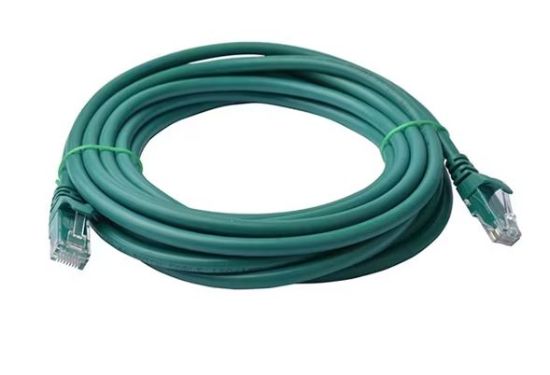 Picture of 8Ware CAT6 Cable 3m - Green Premium RJ45 Ethernet Network LAN UTP Patch Cord 26AWG CU Jacket