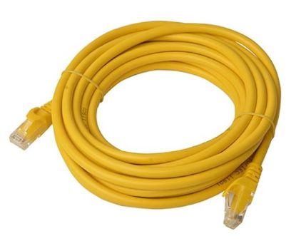 Picture of 8ware CAT6 Cable 5m - Yellow Premium RJ45 Ethernet Network LAN UTP Patch Cord 26AWG CU Jacket