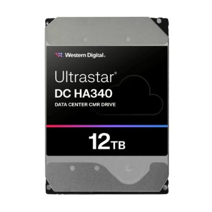 Picture of Western Digital 0B47063 Ultrastar DC HA340 Data Center 3.5' SATA HDD - 12TB Read/Wright 150/465 IOPS SATA 267MB/s 7200 RPM WUS721212BLE6L4