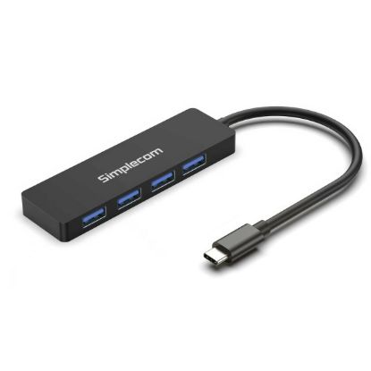Picture of Simplecom CH360 SuperSpeed USB-C to 4-Port USB-A Hub USB 3.2 Gen1
