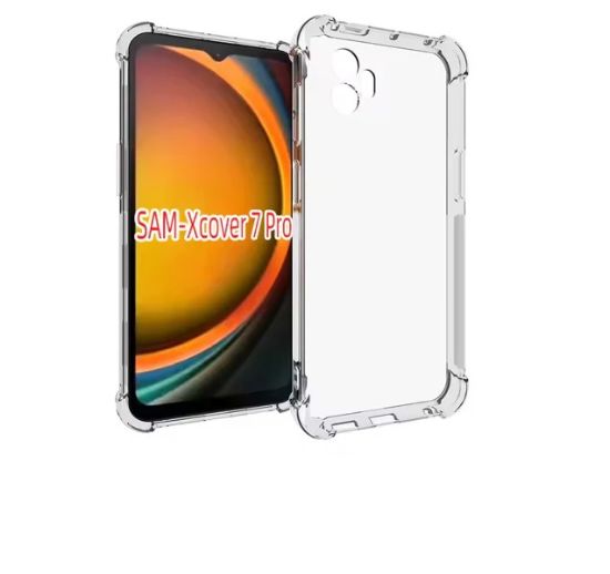 Picture of USP Samsung Galaxy Xcover7 Pro (6.6') Jelly Clear Case - Shockproof, DropProof, Tough Gel, Flexibilty, Extra Grip, 5 Years Warranty