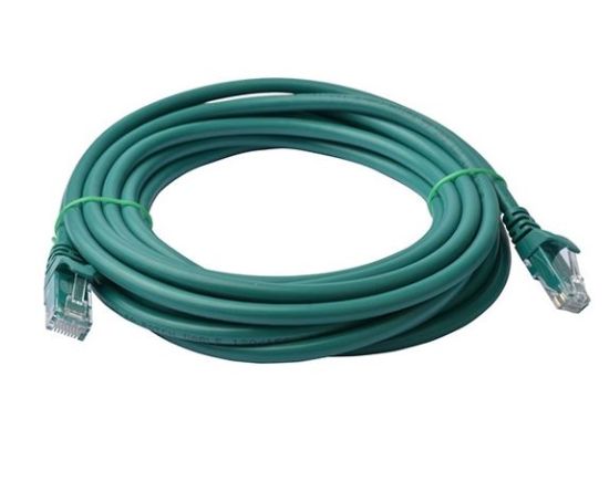 Picture of 8Ware CAT6 Cable 10m - Green Premium RJ45 Ethernet Network LAN UTP Patch Cord 26AWG CU Jacket