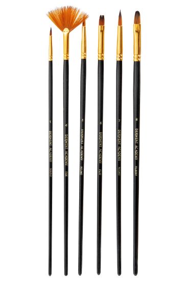 Picture of DERWENT ACY TAKLON BRUSH LARGE PK6