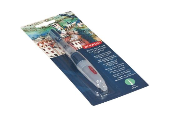 Picture of DERWENT WATERBRUSH PUSH BUTTON FINE TIP