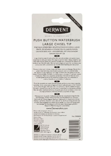 Picture of DERWENT WATERBRUSH PUSH BUTTON CHIS TIP