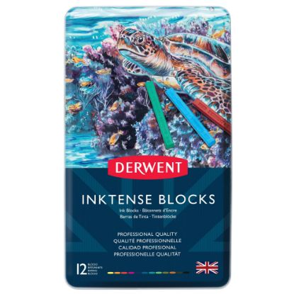 Picture of DERWENT INKTENSE BLOCK TIN 12