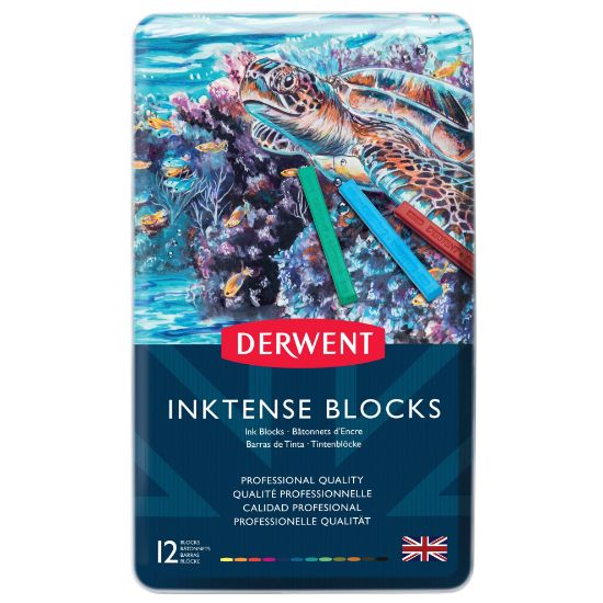 Picture of DERWENT INKTENSE BLOCK TIN 12