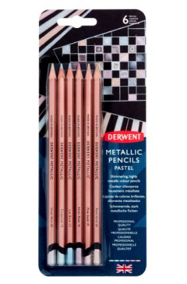 Picture of DERWENT METALLIC PNC PASTEL BLIST PK6