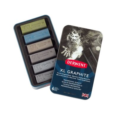 Picture of DERWENT XL GRAPHITE TIN 6