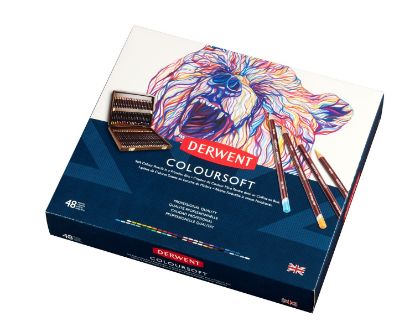 Picture of DERWENT COLOURSOFT PNC WOODEN BOX 48