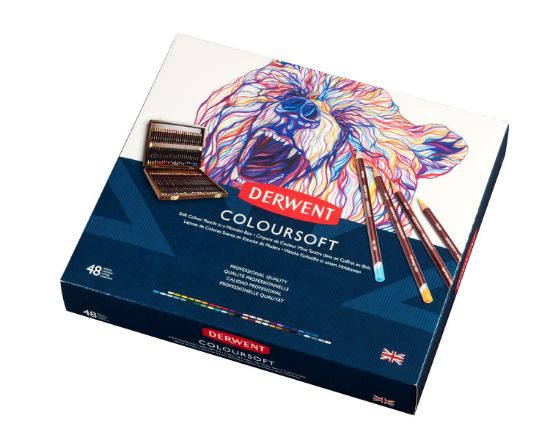 Picture of DERWENT COLOURSOFT PNC WOODEN BOX 48