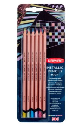 Picture of DERWENT METALLIC PNC COLOURS BLIST PK6