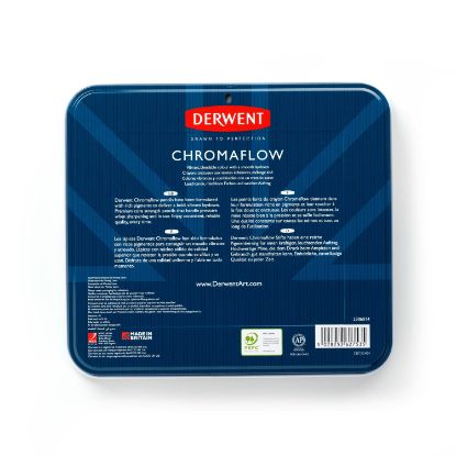 Picture of DERWENT CHROMAFLOW PENCILS TIN 72